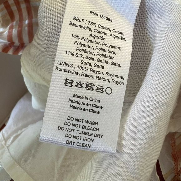 Current Air Anthropologie Polly Plaid Ruffled Shirt Top Blouse Sz Large L Cute - Picture 9 of 10